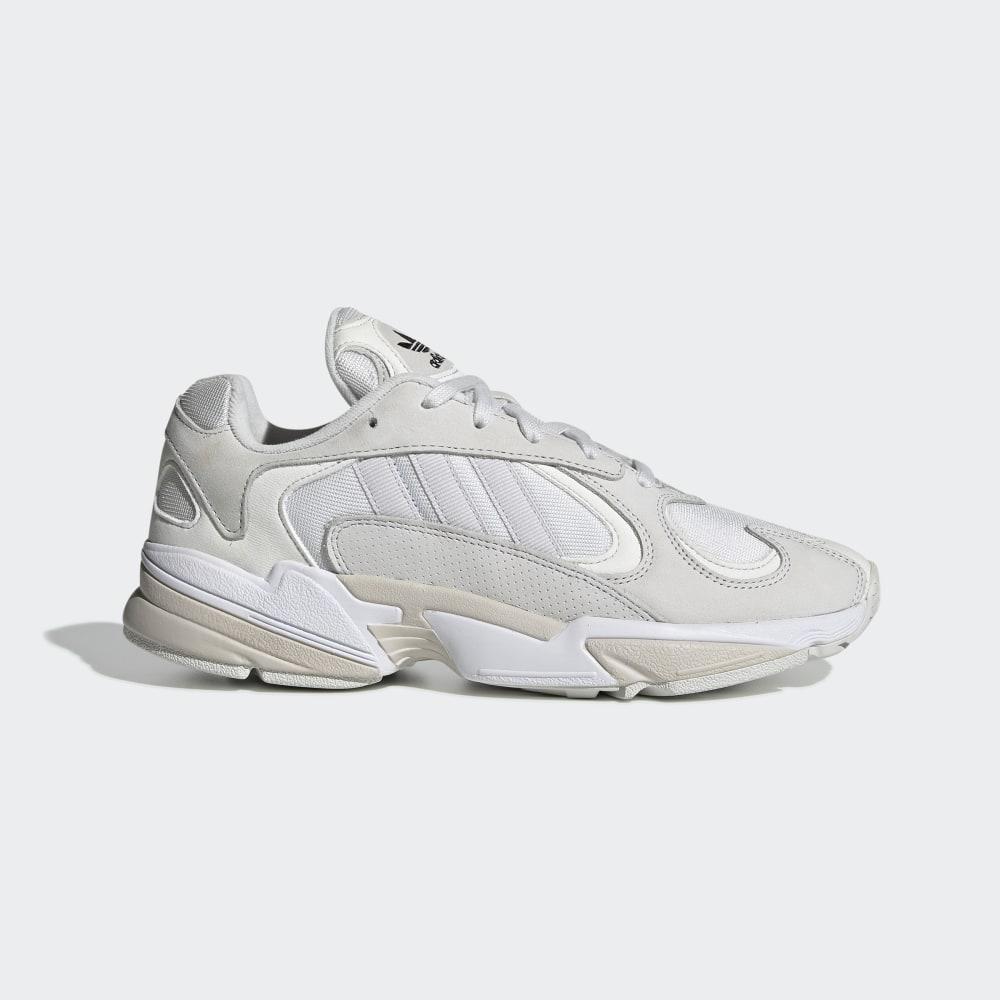 Adidas Women's Yung-1 Originals Shoes White/Grey/Black Ireland EE5319